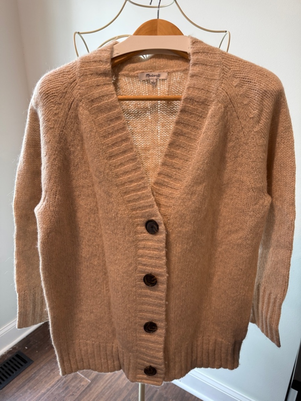 Madewell Button-Up V-Neck Cardigan